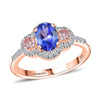 Tanzanite & Lab Grown Pink Diamond