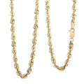 4.6mm Super Shiny Chain Necklace in 10K Yellow Gold 20 Inches 8.70 Grams - Sticky add to cart bar