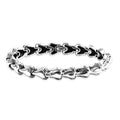 Bali Legacy Sterling Silver Dragone Bone Bracelet (7.50 In) (32 g) - Sticky add to cart bar