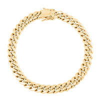 14K Yellow Gold 6.5mm Miami Cuban Chain Bracelet (8.50 In) 15.5 Grams