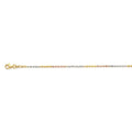 14K YRG and Platinum Over Sterling Silver Necklace (18 Inches) 5.3 Grams - Sticky add to cart bar