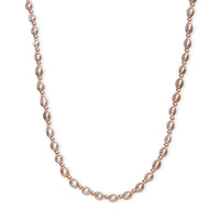 Lavender Pearl Necklace (18 Inches) in 18K Vermeil Rose Gold Over Sterling Silver
