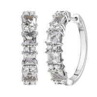 D'Joy Golconda Topaz 3.90 ctw Fancy Earrings in Platinum Over Sterling Silver