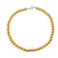 Yellow Hematite Magnetic Lock Necklace (18 Inches) in Silvertone 800.00 ctw - Sticky add to cart bar