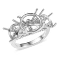 950 Platinum Luxuriant Lab Grown Diamond (VS) Mounting Ring (Size 6) 0.22 ctw - Sticky add to cart bar