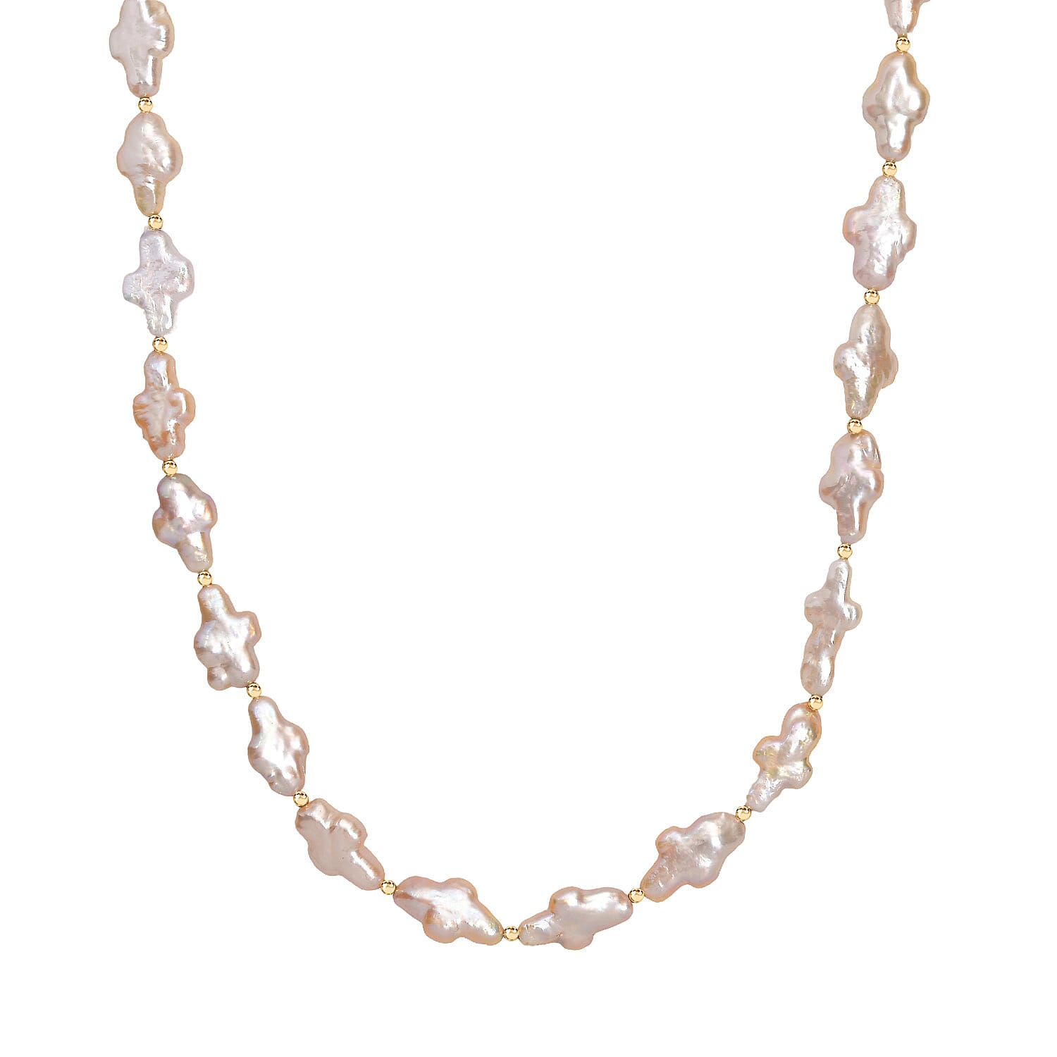 Fresh Water Pearl Necklace in  Sterling Silver 18 Inches