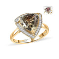 Certified & Appraised Luxoro 14K Yellow Gold AAA Turkizite and Diamond (G-H, I2) Ring (Size 9.0) (Del. in 10-15 Days) 4.16 ctw - Sticky add to cart bar