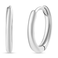 Radiant Hoop Earrings in 10K Gold