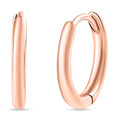 Radiant Hoop Earrings in 10K Gold - Sticky add to cart bar