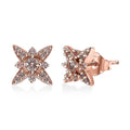 Luxuriant Lab Grown Pink Diamond (IR) VS 0.35 ctw Celestial Earrings in 18K Vermeil Rose Gold Over Sterling Silver - Sticky add to cart bar