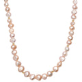 Peach Freshwater Pearl Potato Shape Necklace in 18K Vermeil Yellow Gold Over Sterling Silver 18 Inches - Sticky add to cart bar