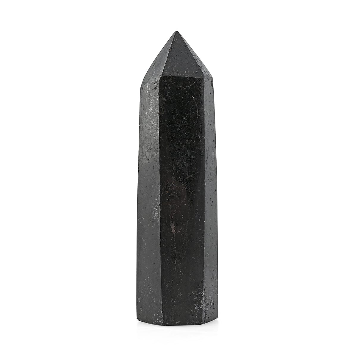 Tourmaline Black Prism Tower -L Approx 1360.776ctw
