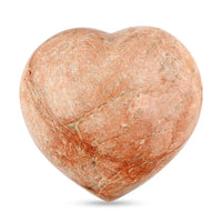 Orange Moonstone Heart -L Approx 1360.776ctw