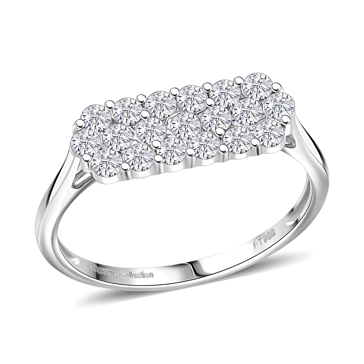 Diamond G-H SI 1.05 ctw Ring in 900 Platinum