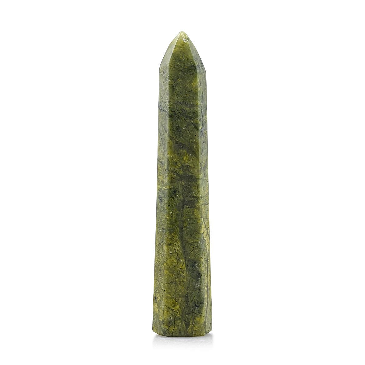 Prasiolite Prism Tower -L Approx 453.592ctw