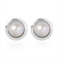 Moissanite 0.50 ctw Stud Earrings in Vermeil Yellow Gold Over Sterling Silver - Sticky add to cart bar