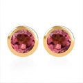 Moissanite 0.50 ctw Stud Earrings in Vermeil Yellow Gold Over Sterling Silver - Sticky add to cart bar