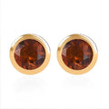 Moissanite 0.50 ctw Stud Earrings in Vermeil Yellow Gold Over Sterling Silver - Sticky add to cart bar