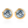 Moissanite 0.50 ctw Stud Earrings in Vermeil Yellow Gold Over Sterling Silver - Sticky add to cart bar