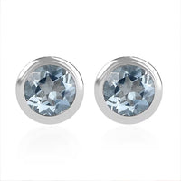 Moissanite 0.50 ctw Stud Earrings in Vermeil Yellow Gold Over Sterling Silver