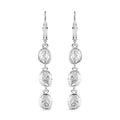 D'Joy Polki Moissanite 1.50 ctw Earrings in Rhodium Over Sterling Silver - Sticky add to cart bar