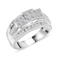 Diamond G-H I2-I3 1.00 ctw Ring in 10K White Gold 5.15 Grams - Sticky add to cart bar