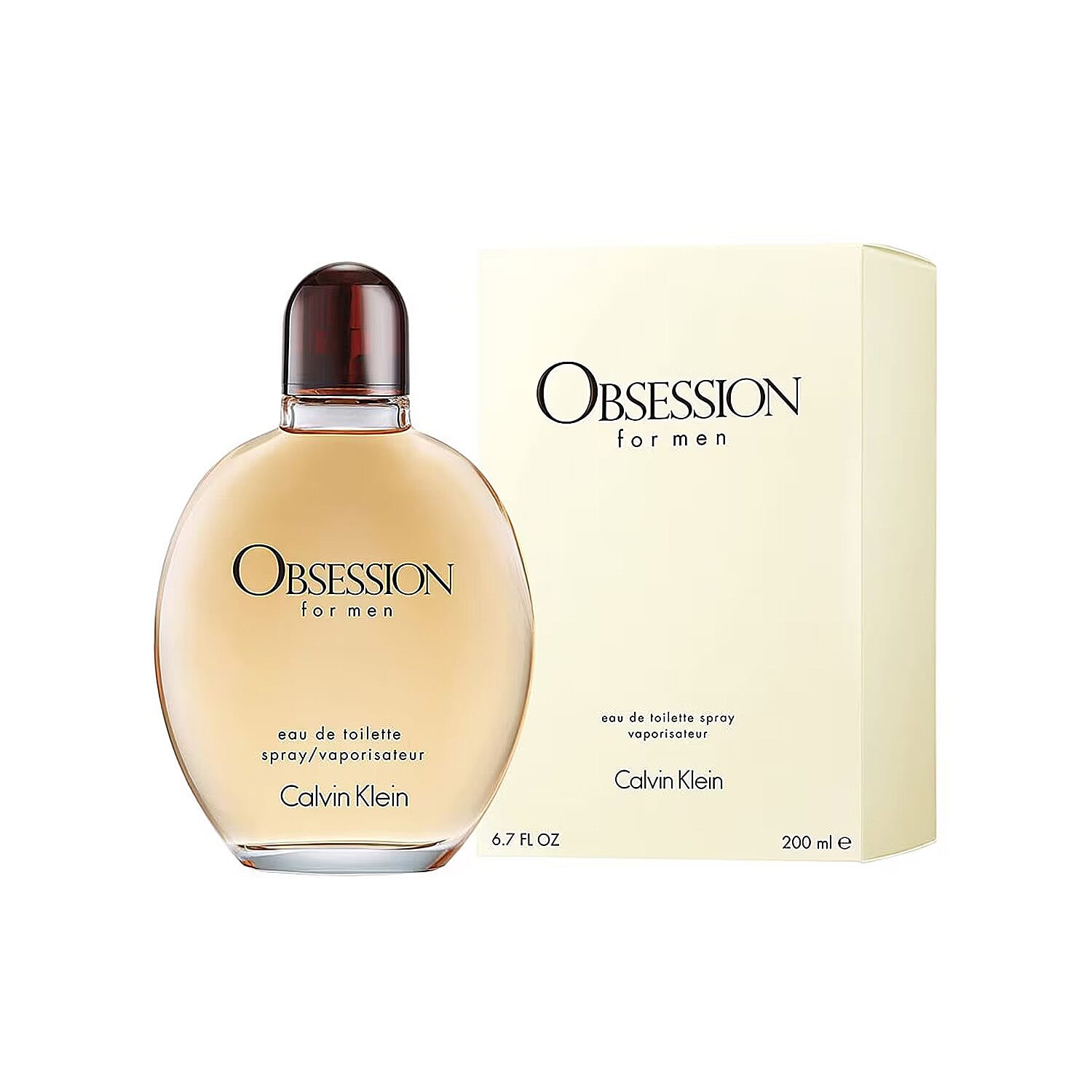 OBSESSION MEN/Calvin Klein EDT Spray 6.7 OZ (200 ML) (M)