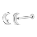 Stud Earrings in Rhodium Over Sterling Silver - Sticky add to cart bar