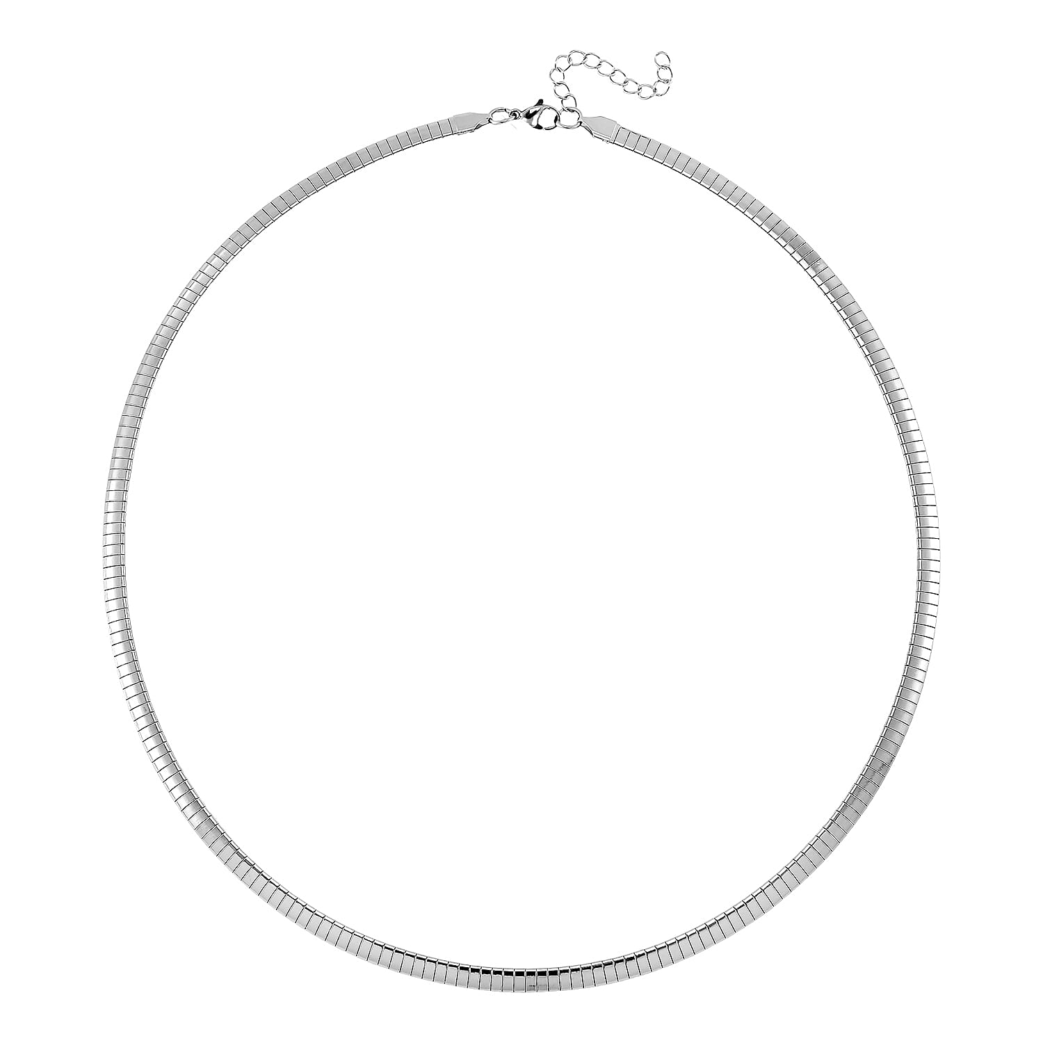 Omega Chain Necklace (24-26 Inches) in Stainless Steel