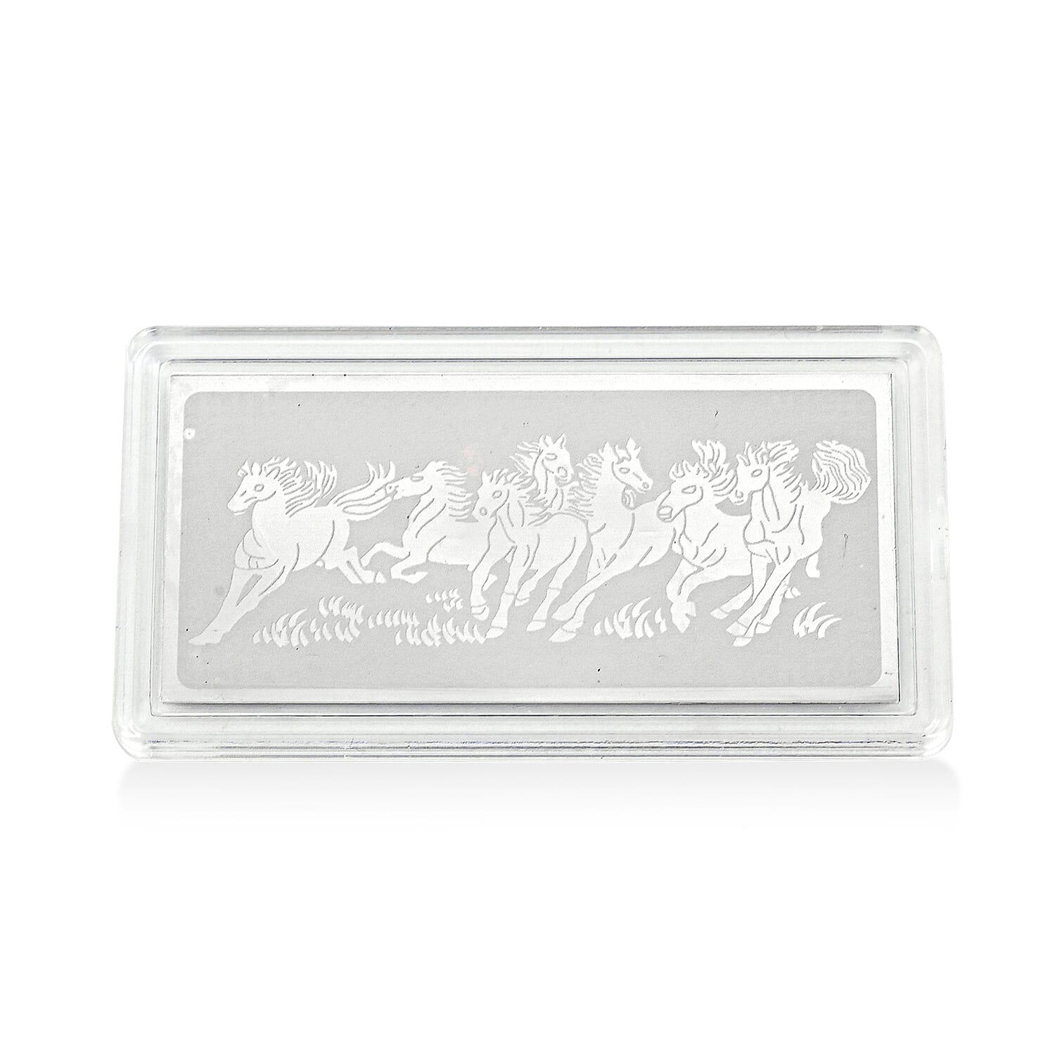 999 Platinum Seven Horses Emboss Sheet 500mg
