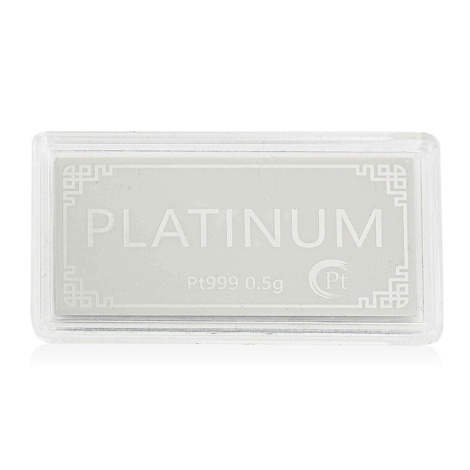 999 Platinum Dragon and Phoenix Emboss Sheet 500mg