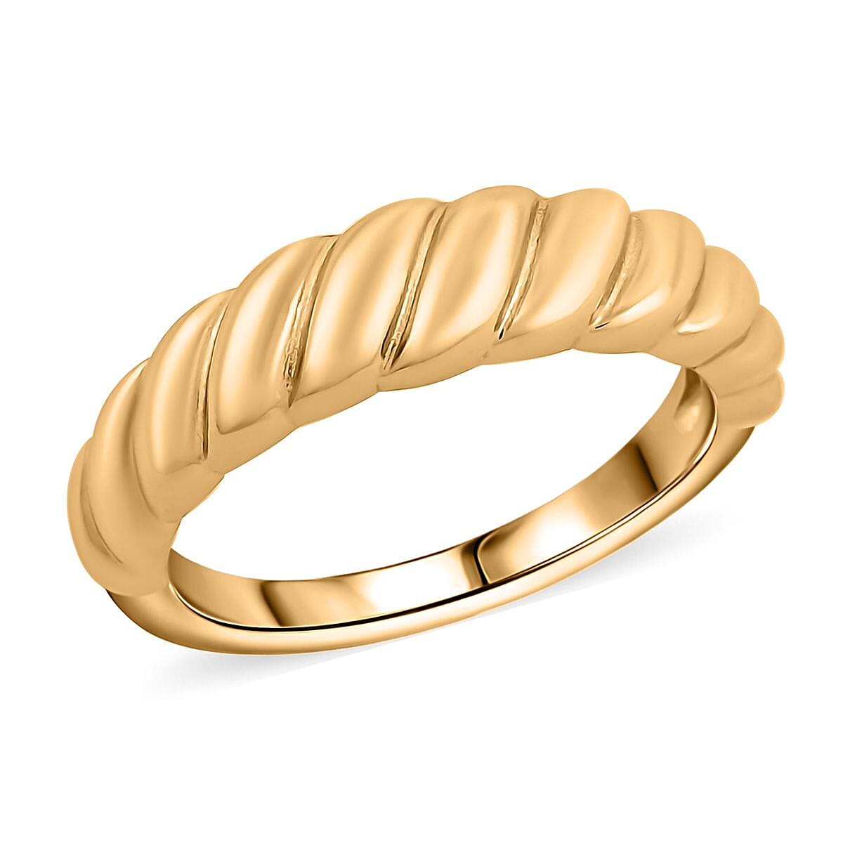 Ring in 18K YG Plated Bronze (Size 6.0)
