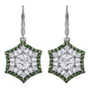 Moissanite & Tsavorite Garnet