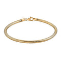 Snake Textured Bracelet in 10K Yellow Gold (7.25 In) 1.57 Grams - Sticky add to cart bar