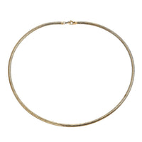 Snake Textured Chain Necklace in 10K Yellow Gold 3.10 Grams 18 Inches