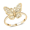 Butterfly Ring in 10K Yellow Gold (Size 10.0) 2.30 Grams - Sticky add to cart bar