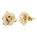 Blooming Flower Earrings in 10K Yellow Gold 1.40 Grams - Sticky add to cart bar