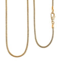 Bali Legacy 22K Vermeil Yellow Gold Over Sterling Silver Tulang Naga Necklace 20 Inches 17.97 Grams - Sticky add to cart bar