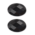 Set of 2 Thai Black Spinel (Oval 6x4 mm) 0.76 ctw Loose Gemstone - Sticky add to cart bar