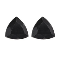 Set of 2 Thai Black Spinel (Trl 7 mm) 2.47 ctw Loose Gemstone