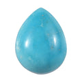 Blue Ridge Turquoise (Pear 9x7 mm) 1.55 ctw Loose Gemstone - Sticky add to cart bar