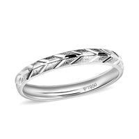 Rhapsody Diamond-cut Band Ring in 950 Platinum 2.50 Grams