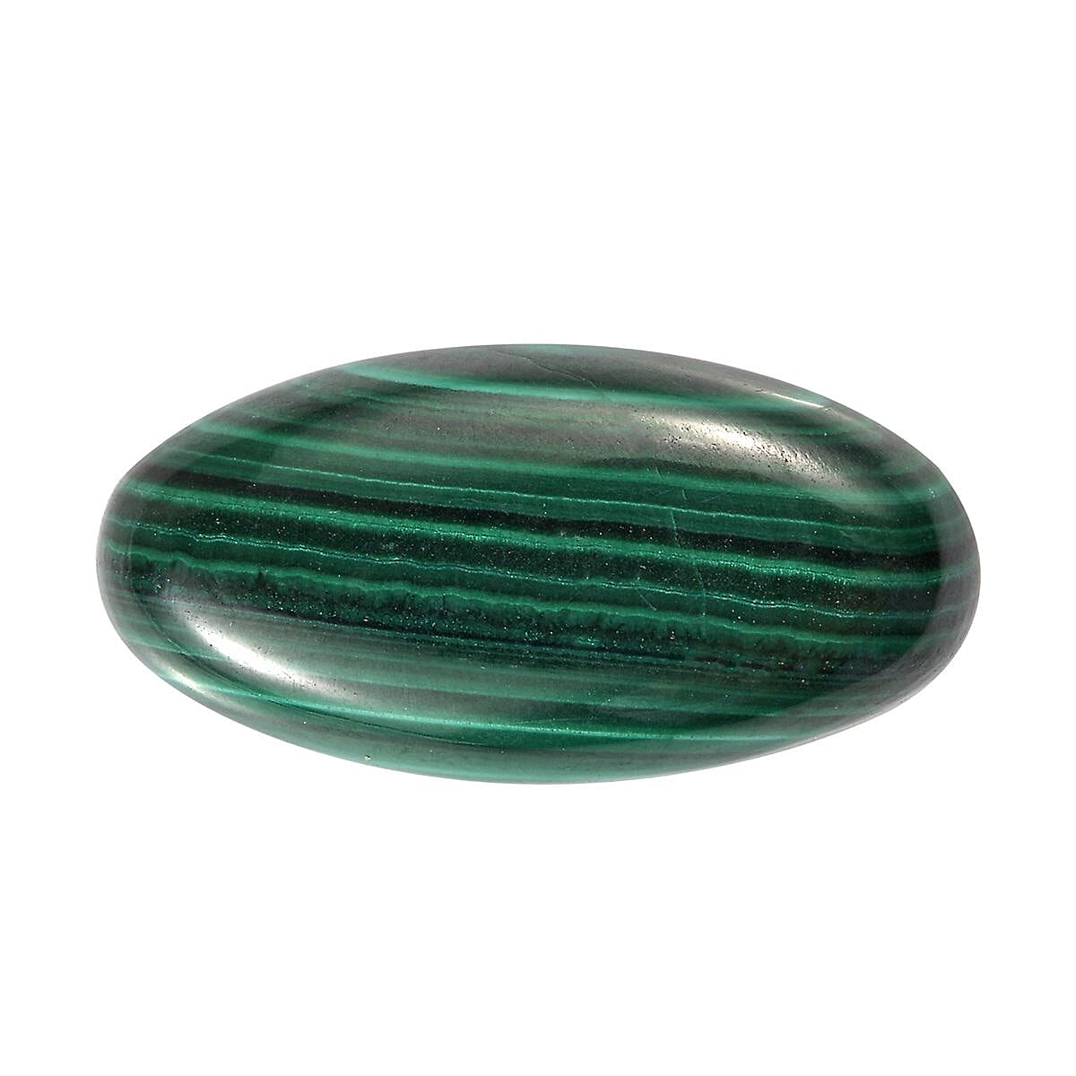 African Malachite (Ovl 20x10 mm) 9.32 ctw Loose Gemstone
