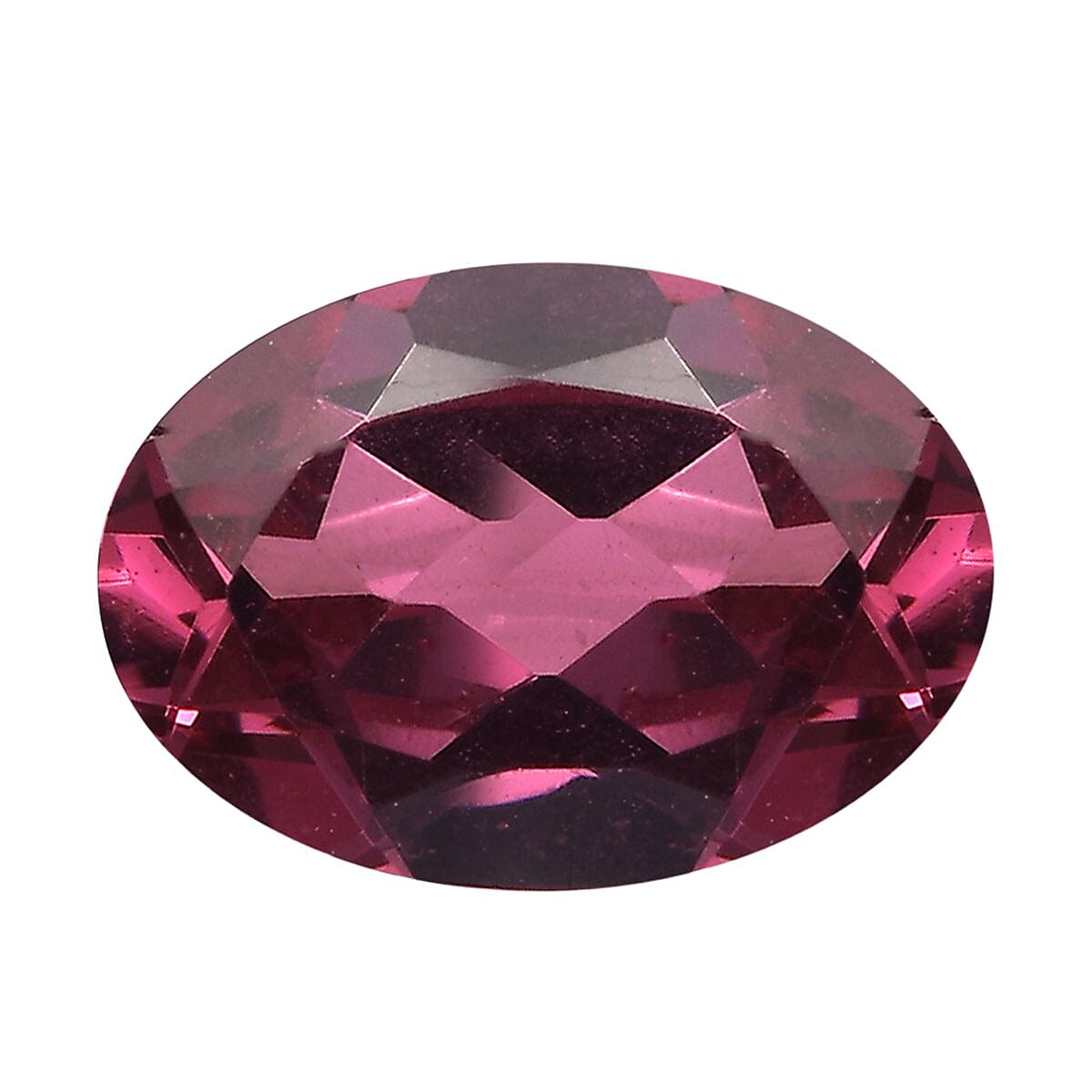 AAA Orissa Rose Garnet (Ovl 7x5 mm) 0.78 ctw Loose Gemstone