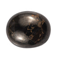 Matrix Silver Shungite (Ovl 12x10 mm) 3.05 ctw Loose Gemstone - Sticky add to cart bar