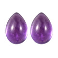 AA African Amethyst Set of 2 (Pear 7x5 mm) 1.28 ctw Loose Gemstone - Sticky add to cart bar