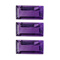 AA African Amethyst Set of 3 (Bgt 6x3 mm) 0.88 ctw Loose Gemstone - Sticky add to cart bar