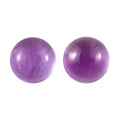 African Amethyst Set of 2 (Rnd 6 mm) 1.57 ctw Loose Gemstone - Sticky add to cart bar