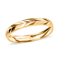 Luxoro 10K Yellow Gold Art Deco Ring (Size 10.0) 1.08 Grams