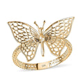 Luxoro 10K Yellow Gold Butterfly Ring (Size 6.0) 1.78 Grams - Sticky add to cart bar